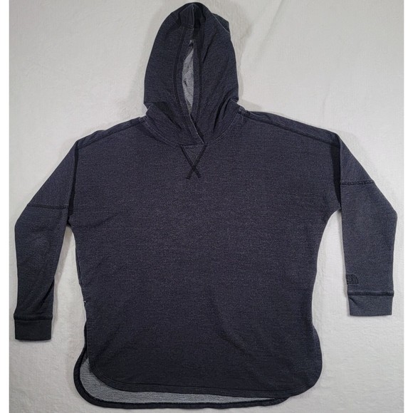 The North Face Tops - The North Face Women's Terry Pullover Hoodie Size Small Black Heather Top